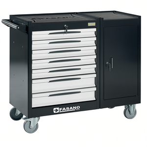 Fasano <b>Tools</b> 7 <b>Drawer</b> Rolling <b>Tool</b> Cabinet With Lock And Door For Auto Repair - Product Image 2