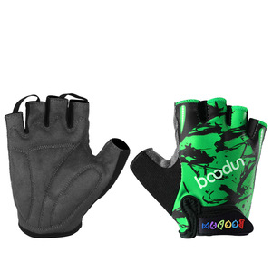 Bodun <b>Half</b> Finger Cycling Gloves Breathable Non <b>Slip</b> Unisex Sports Riding Gloves - Product Image 2