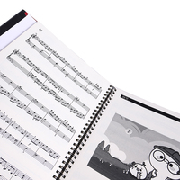 Venta al por mayor de juegos de libros de tapa dura para colorear a la moda, impresión personalizada, folleto A4, texto escolar, ejercicio musical, impresión de libros de tapa dura