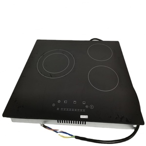 3 Burner Built-in Electric Stove Top Radiant <b>Ceramic</b> Cooktop <b>Knob</b> Control - Product Image 1