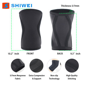 Shiwei Knee <b>Pads</b> 7mm Neoprene Shock Absorption Protection <b>For</b> Sports Fitness Weightlifting <b>Squat</b> Outdoor Use - Product Image 5