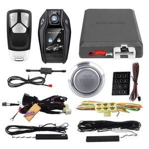 EASYGUARD Plug&Play CAN BUS Compatible con Audi A3 13-19, Q2 18-19, Kit de Alarma para Auto PKE, Llave Inteligente LCD, Arranque Remoto, Botón de Encendido - Product Image 1