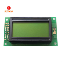Modul LCD STN COB 8*2 Karakter dengan Font Cyrillic Rusia, Bebas Timbal, Kontroler ST7066U 5V SMC0802B-OR