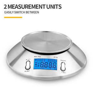 Balança Digital Portátil de 5kg/1g em Aço Inoxidável com Display LCD, Suporte OEM, Design Moderno e Acessível - Product Image 5