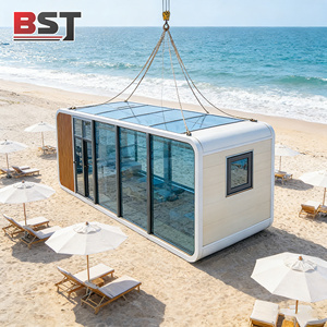 Moderna Casa Container Prefabbricata a Capsula Apple Portatile e Modulare in Acciaio per <span class=keywords><strong>Resort</strong></span>, Campeggio e Vita all'Aperto - Product Image 3