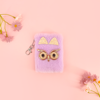 Carnets de notes miniatures décorés de hiboux moelleux, ensemble cadeau de 8 couleurs préféré des enfants, agendas