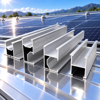 Support de fixation en aluminium pour rail photovoltaïque de store solaire, composants pour l'installation de modules