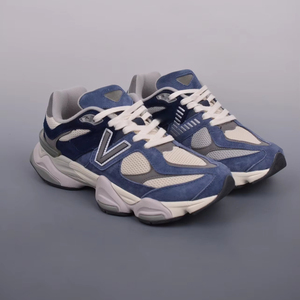 Zapatos Deportivos Clásicos de Alta Calidad 9060, Gruesos y Resistentes para Caminar/Correr, para Hombre, Transpirables, Cómodos, con Parte Superior de Gamuza - Product Image 1