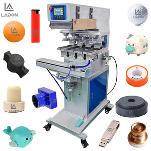 4색 서보 패드 프린터 머그 클리퍼 80mm 단일 횡류 패드 인쇄기 (스케일 룰러, 플라스틱 커피 슬리브 컵용) - Product Image 1