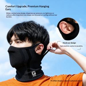 Masque facial Kewig avec boucles d'oreilles, coupe-vent, anti-froid, anti-poussière, chaud, en tissu hautement élastique pour <span class=keywords><strong>moto</strong></span> et vélo - Product Image 2