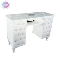 Ensembles de tables et de chaises pour ongles Mobilier de salon Table et chaise de manucure rose Station de bureau pour ongles