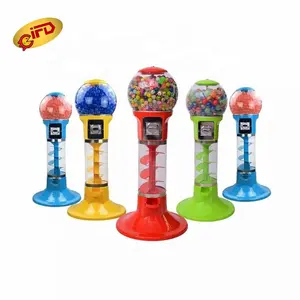 IFD Coin Gumball Bouncing Machine Bonbonsp ender Bounce Ball Sprial Gum Verkaufs automaten für Supermarkt