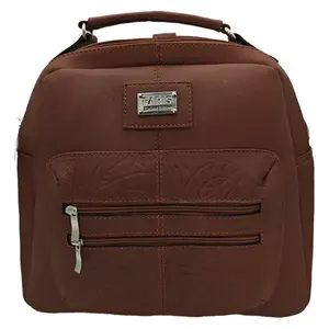 Sac à dos Fana Arabella en cuir de vachette ciselé 5L, vintage, fermeture éclair antivol, unisexe, usage quotidien - Product Image 4