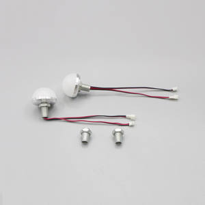 2 4 6 8 10 12 Stück Dreifarbige Abstimmbare Weiße Dimmbare LED-Schminkspiegellampe Spiegelleuchte 34mm USB-Spiegelbeleuchtung - Product Image 4