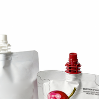 Pochettes à bec verseur personnalisées OEM pour boissons et jus, emballages liquides en aluminium