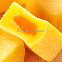 Oem Groothandel Hoge Kwaliteit Mango Kubus Zacht Snoep Snoep Bulk Mango Jam Gevulde Gummy Candy