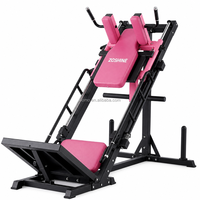 Mesin Fitness Komersial Zoshine Wholesale Lateral Leg Press, Peralatan Gym, Mesin Pedal Terbalik Inverted, Mesin Hack Squat 45 Derajat