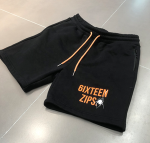 High Quality <strong>Zipper</strong> <strong>Pockets</strong> Plain Black <strong>Shorts</strong> Custom Design Puff Print Street Wear Heavy Cotton Baggy <strong>Shorts</strong> for <strong>Men</strong> - Product Image 4