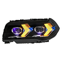 Pour BMW X3 E83, ensemble de phares LED, style flèche, modifié, double couleur, DRL, clignotant, projecteur laser, phare avant, plug and play, 06-10