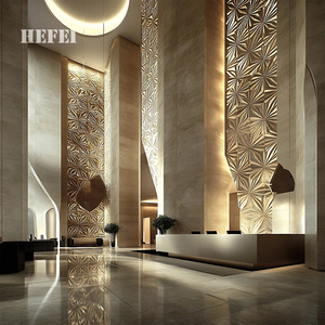 Divisori e Paraventi Personalizzati OEM in Filo Metallico e Vetro Artistico Curvo per Ristoranti/Hotel Si Accettano Idee di Design - Product Image 6