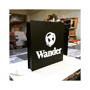 Stock Available NO MOQ Business Logo Sign Custom Acrylic Light Box Advertising Light Boxe
