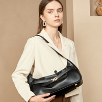 Sac à main en cuir véritable de luxe pour femmes, nouveau style, de haute qualité, en daim, à bandoulière unique, avec doublure en polyester pour femmes