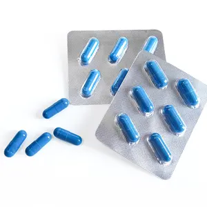 Diskon besar Suplemen herbal perawatan pria pil biru suplemen vitalitas pria