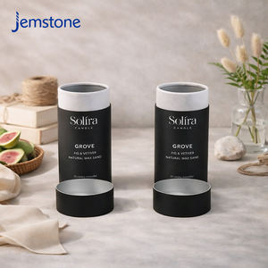 Emballage en tube de papier cylindrique en carton écologique personnalisé pour bougies et bocaux en verre avec des matériaux de haute qualité - Product Image 2