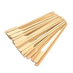 竹串フラット竹パドルスティック使い捨てパーソナライズ食品 - Product Image 1