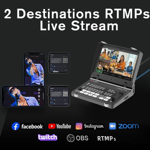 Movmagic MF10S 4K HD/SDI Video Mixer Switcher Broadcast <span class=keywords><strong>Live</strong></span> Streaming 5 canales Multi View para <span class=keywords><strong>YouTube</strong></span> Streaming - Product Image 4