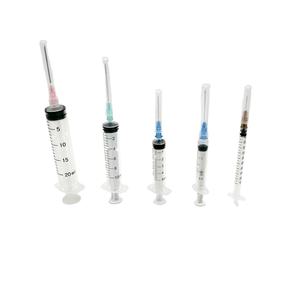 1cc 5 ccc 10cc 20cc डिस्पोजेबल प्लास्टिक लुयर लॉक सीरिंज सुई के साथ या बिना सुई के - Product Image 3