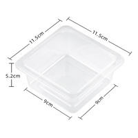 Großhandel Cake Roll Verpackungs box Transparente Einweg Tiramisu Dessert Napoleon Slice Cake Box Gebäck behälter mit Deckel