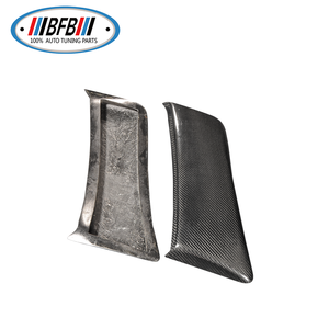 2 pièces de garnitures de panneaux de ventilation latéraux arrière en fibre de carbone pour <span class=keywords><strong>Mustang</strong></span> 2015+ Garnitures extérieures - Product Image 5