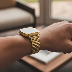สายนาฬิกาสแตนเลสสตีลรุ่นใหม่สำหรับ <span class=keywords><strong>Apple</strong></span> <span class=keywords><strong>Watch</strong></span> แบบยืดหยุ่นสำหรับผู้ชายและผู้หญิง สำหรับ Iwatch S11 9 <span class=keywords><strong>8</strong></span> 7 สายสำหรับผู้ชาย - Product Image 3
