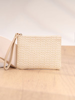 Dompet Jerami Musim Panas Tas Koin Dompet Mini Modis Tas Fashion Hadiah untuk Wanita