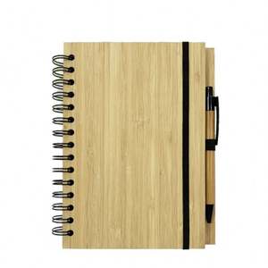 Customizable Spiral Bamboo A5 <b>Notebook</b> Bulk Wholesale Eco Friendly Corporate Gifts Premium <b>Notebooks</b> Business Promotional - Product Image 1