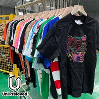 Camisetas Deportivas de Segunda Mano F4 al por Mayor, Camisetas Deportivas Internacionales Usadas de Manga Corta de Verano, de Algodón de Alta Calidad, Estilos Populares