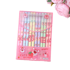 Mignon 0.5mm <span class=keywords><strong>Pastel</strong></span> Animal Design Gel Stylos Effaçables En Vrac Fournitures <span class=keywords><strong>Scolaires</strong></span> - Product Image 2