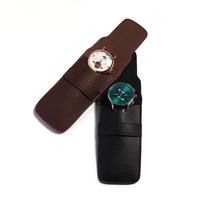 Étui de rangement pour montre portable haut de gamme en PU, emballage protecteur, étui de voyage pour bijoux, étui à bijoux personnalisé
