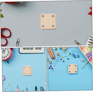 Cartes de tissage en bois découpées au laser, écologiques, modernes et simples, faites à la main, outils de métier à tisser DIY, fournitures de tissage pour tablettes, pour l'artisanat - Product Image 2
