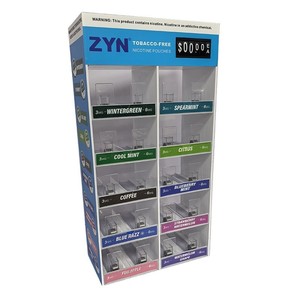 Présentoir à snus personnalisé en acrylique pour comptoir, idéal pour les sachets de snus Zyn, Zoom, Velo, Lyft - Product Image 3