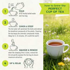 Té de Hoja de Frambuesa Orgánico al por Mayor, 16 Bolsitas, Sin Cafeína, para Cólicos Menstruales y Apoyo en el Embarazo - Product Image 3