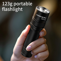 Lampe torche LED de poche USB EDC en alliage d'aluminium étanche rechargeable avec logo personnalisé 145 lumens – Offre Spéciale
