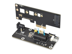 ตัวเชื่อมต่อ Waveshare PCIe FFC กับบอร์ดอะแดปเตอร์ PCIe x1 มาตรฐาน (C) สำหรับ Raspberry Pi 5 ใช้งานร่วมกับ PCIe x1 x4 x8 K629 - Product Image 5