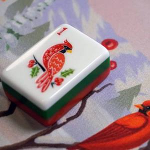 Christmas Mahjong Tiles Holiday Game Set festive printed mahjong pieces for family gatherings and seasonal <b>entertainment</b> - Product Image 6