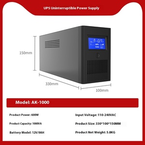 Sistema de Alimentación Ininterrumpida (UPS) de 1000VA/600W, Monofásico, para Monitoreo de Computadoras, Servidores, con Protección contra Sobretensiones y Estabilizador de Voltaje - Product Image 6