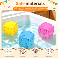 Jouet Squishy Portable Anti-Stress Créatif en Forme de Cube de Fromage Jaune