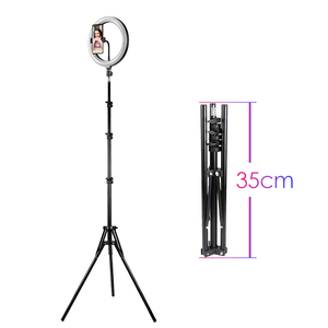 Luminaire annulaire <span class=keywords><strong>Led</strong></span> de 10 pouces, <span class=keywords><strong>avec</strong></span> <span class=keywords><strong>trépied</strong></span> et support <span class=keywords><strong>pour</strong></span> Selfie, <span class=keywords><strong>anneau</strong></span> lumineux, diffusion en direct, <span class=keywords><strong>pour</strong></span> <span class=keywords><strong>SmartPhone</strong></span>, nouveau - Product Image 3