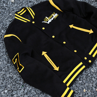 Veste de sport YUJIA personnalisée en cuir véritable, style universitaire, avec logo brodé au dos, respirante, imperméable et coupe-vent