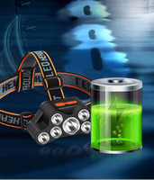 Lampe frontale rechargeable à 7 LED Lampe frontale rechargeable USB pour le camping en plein air, le cyclisme, la course à pied et la pêche